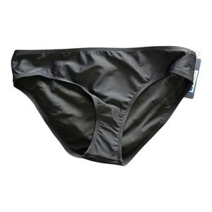 RACHEL Rachel Roy Black Bikini Sleek Swimwear, XLARGE